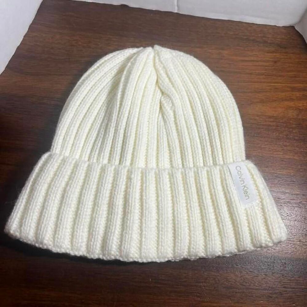 Calvin-klein Women's White Hat